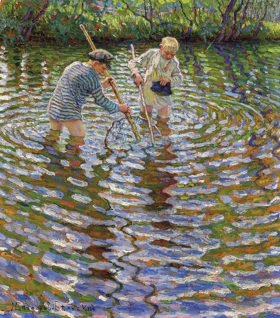 Artwork Title: Catching Crabs