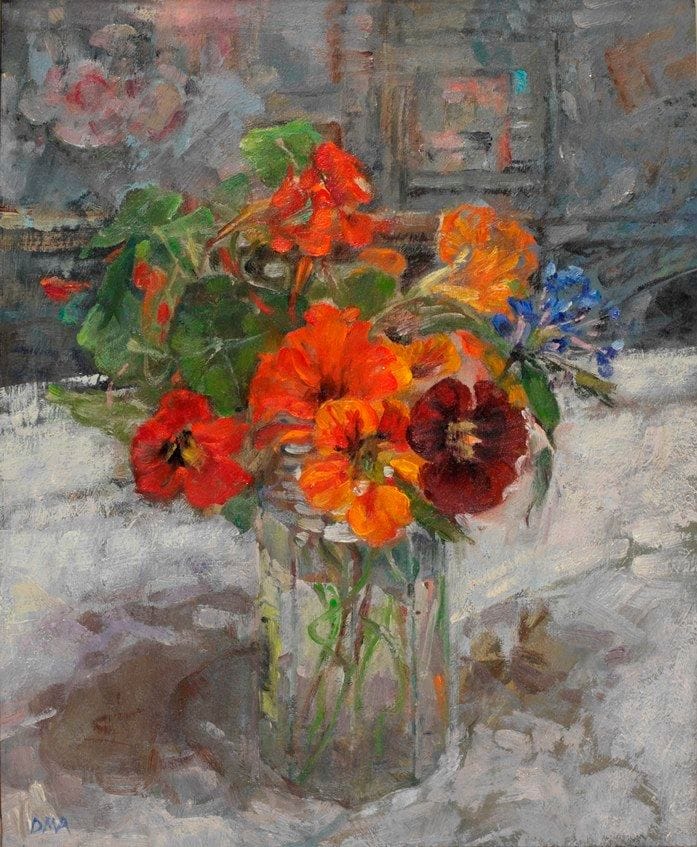 Artwork Title: Nasturtiums, Late Flowering