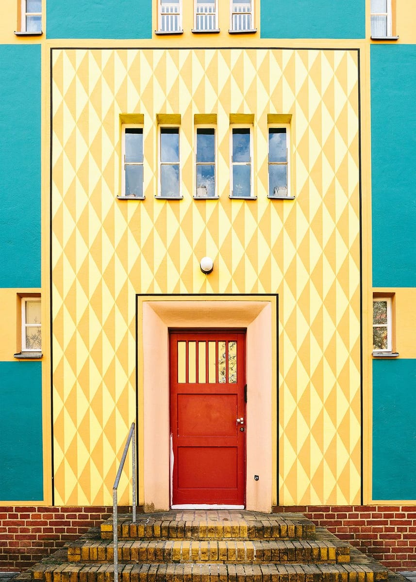 Artwork Title: Bruno Taut's Gartenstadt Falkenberg, Berlin