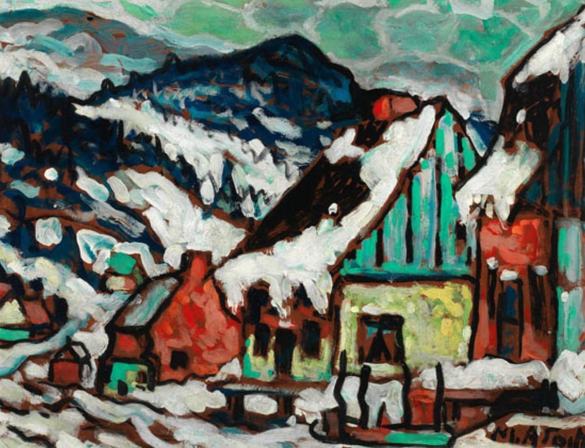 Artwork Title: Scène deVal-Jalbert