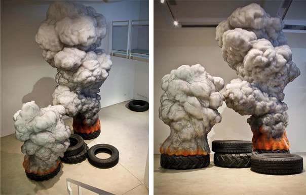 Artwork Title: Fire Tire