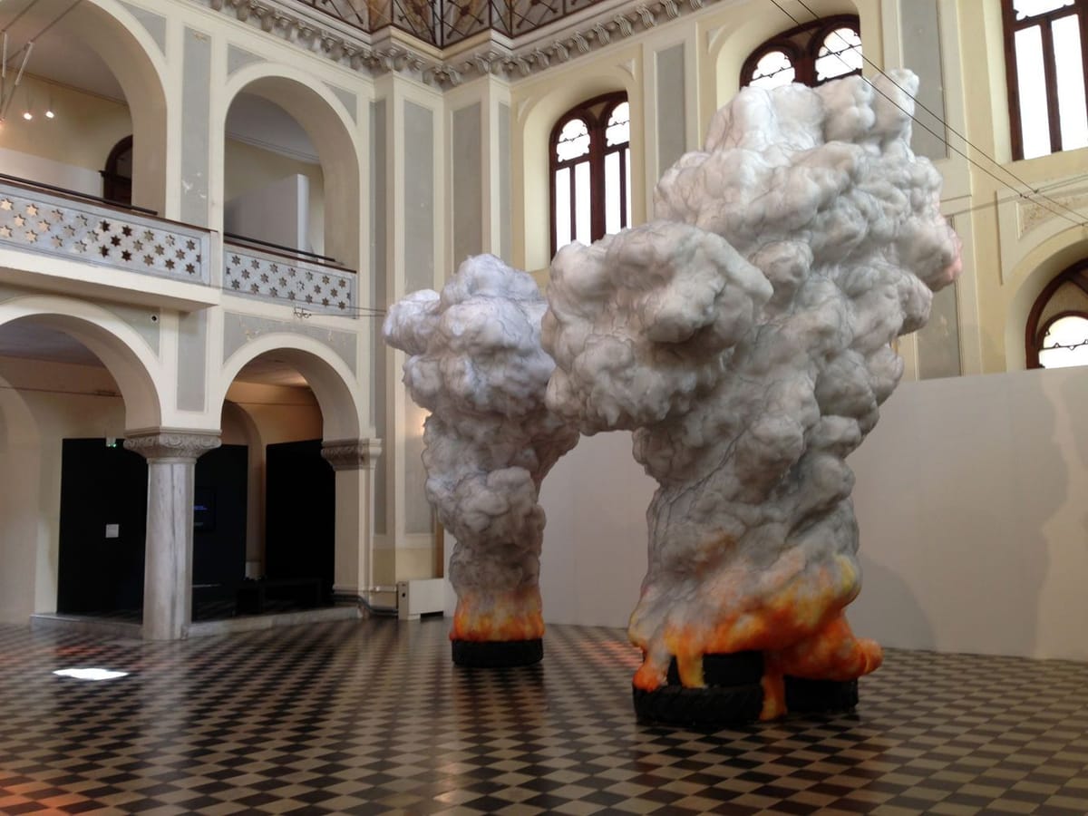 Artwork Title: Fire Tire