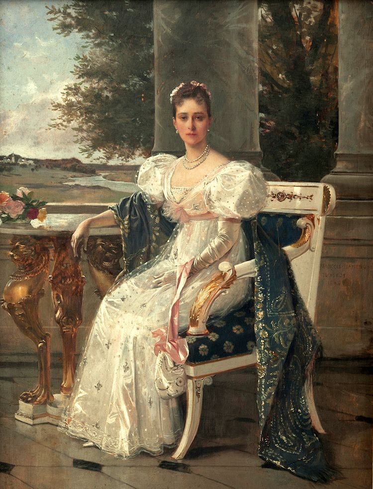 Artwork Title: The Grand Duchess Elisaveta Feodorovna in period costume