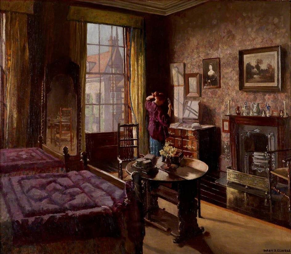 Artwork Title: At the Mirror
