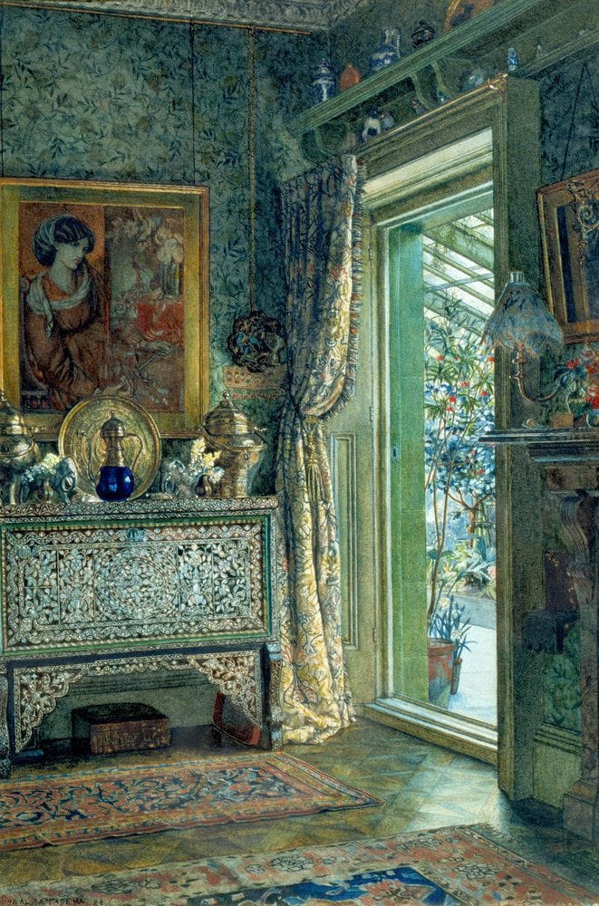 Artwork Title: Drawing Room, Holland Park