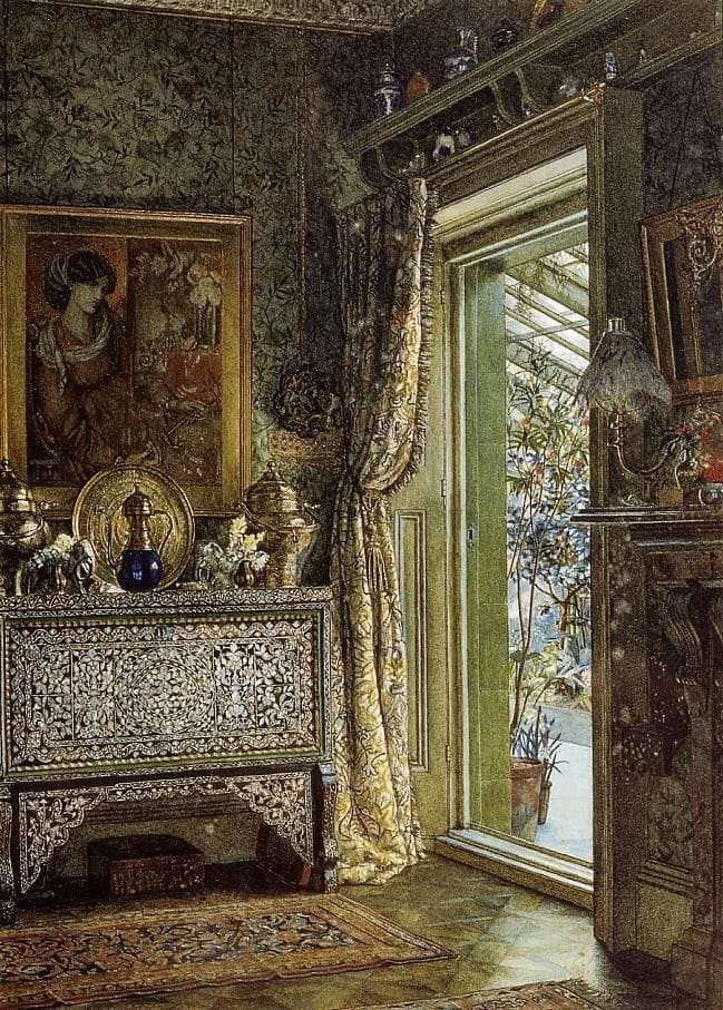 Artwork Title: Drawing Room, Holland Park