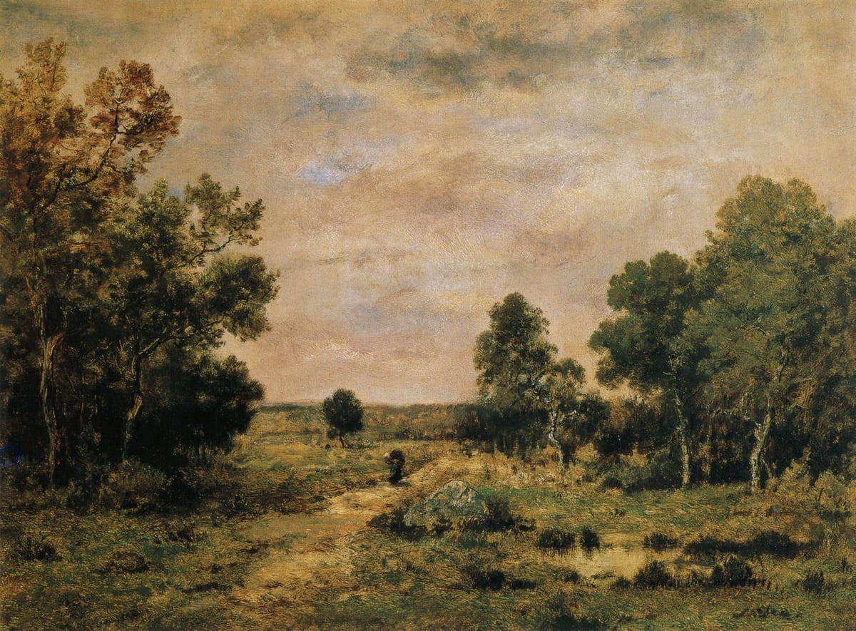 Artwork Title: Autumn in Fontainebleau