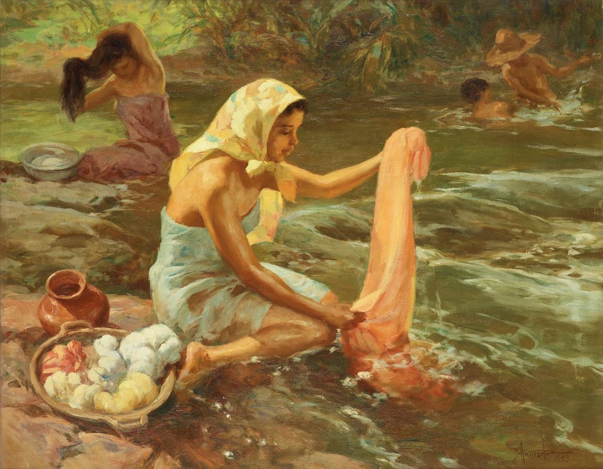 Artwork Title: Washing Scene