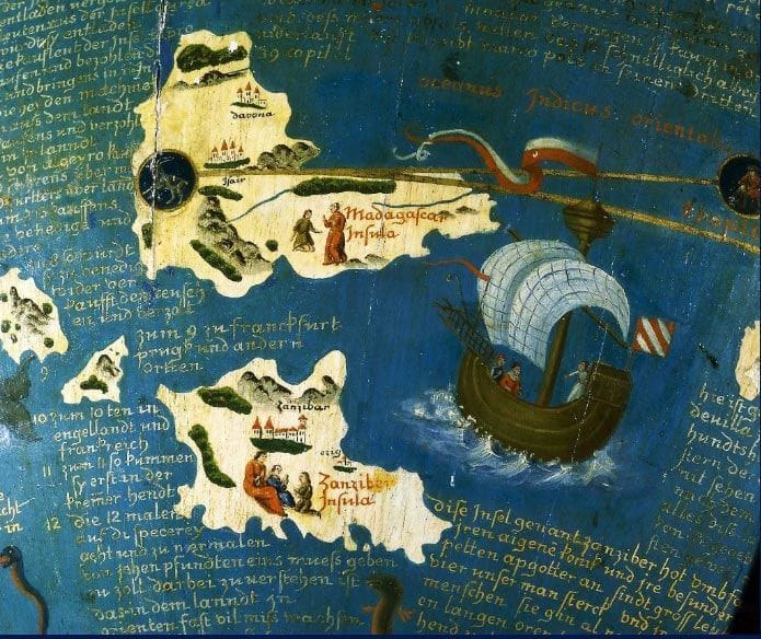 Artwork Title: The Erdapfel, also called Globe of Martin Behaim. Nuremberg