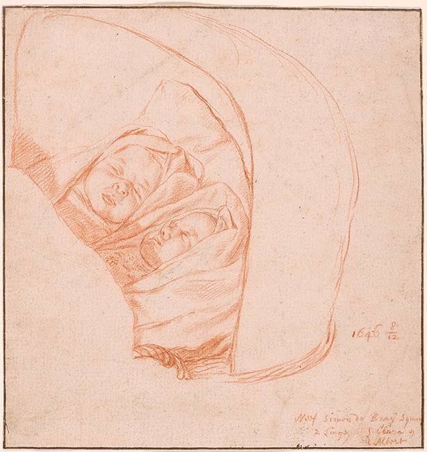 Artwork Title: The Twins Clara and Albert de Bray