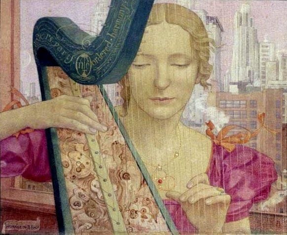 Artwork Title: Music in New York, Homage to Johann Sebastian Bach