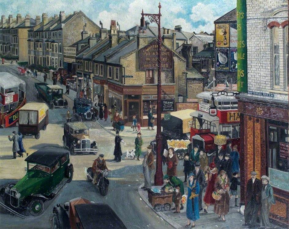 Artwork Title: Crossroads from my Window