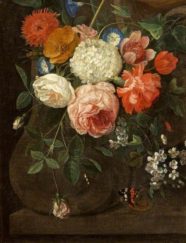 Artwork Title: Roses In A Glass Bowl