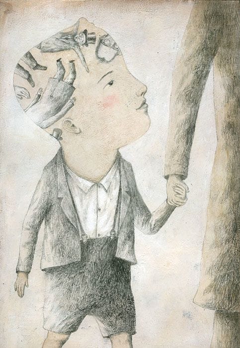 Artwork Title: Illustration from Bruno, Il Bambino che Imparò a Volare