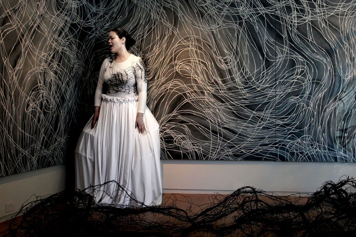 Artwork Title: Arrhythmia,  Performed by Shikara Ringdahl (pictured), Louise Keast, Rachael Hilton and Sarah Hamilt