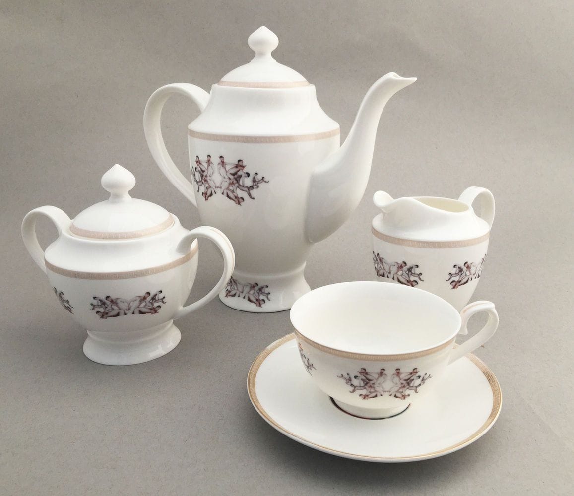 Artwork Title: I Think I'm Gay (tea set)
