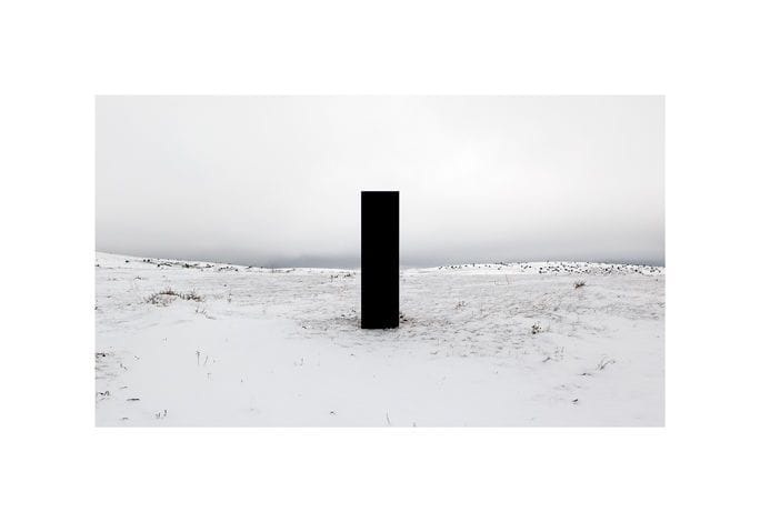Artwork Title: Color Field, Black. W 0º59’55” N 40º11’48”