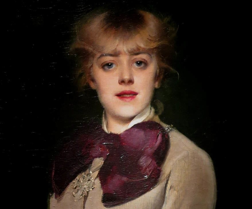 Artwork Title: Portrait of Jeanne Samary, French actress