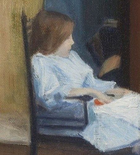 Artwork Title: The Girl in the Mirror (Fillette au mirior)