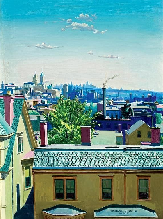 Artwork Title: Rooftops