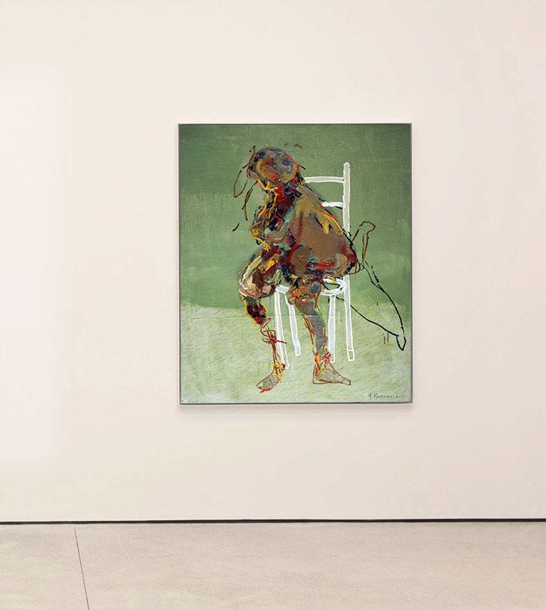 Artwork Title: Human on a Chair #1