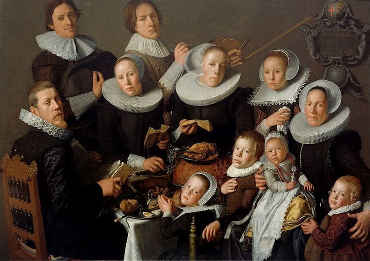 Artwork Title: Portrait of the Artist and His Family
