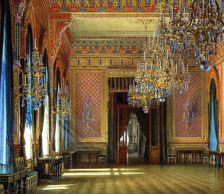 Artwork Title: The Supper Room, Stieglitz Mansion,