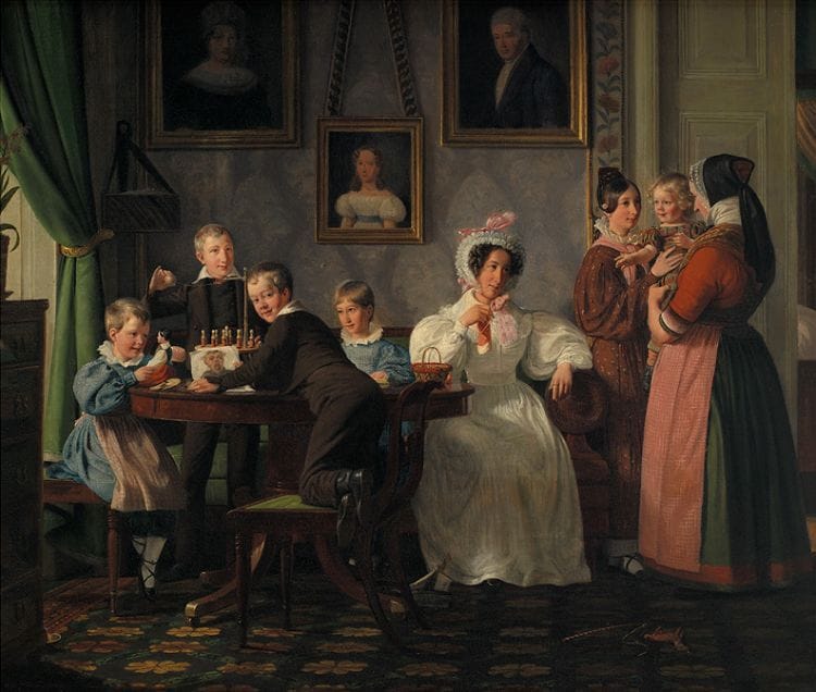 Artwork Title: Familien Waagepetersen