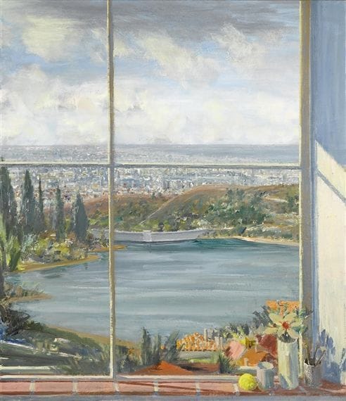 Artwork Title: View of the Hollywood Reservoir from Durand Drive
