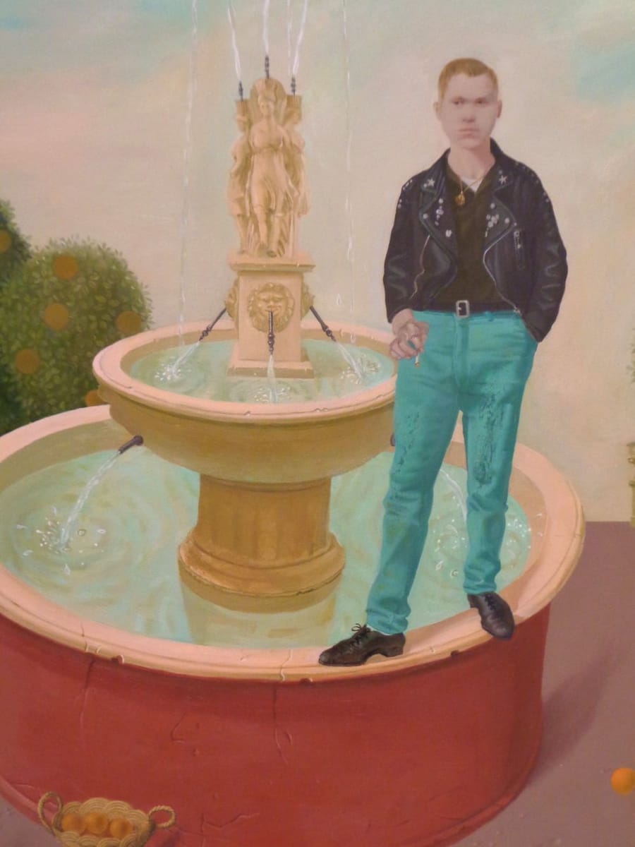 Artwork Title: Young Man Standing on the Foundation