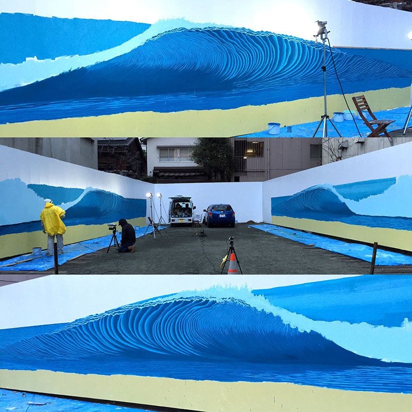 Artwork Title: 33-yard Mural in Kahata Fukuoka, Japan