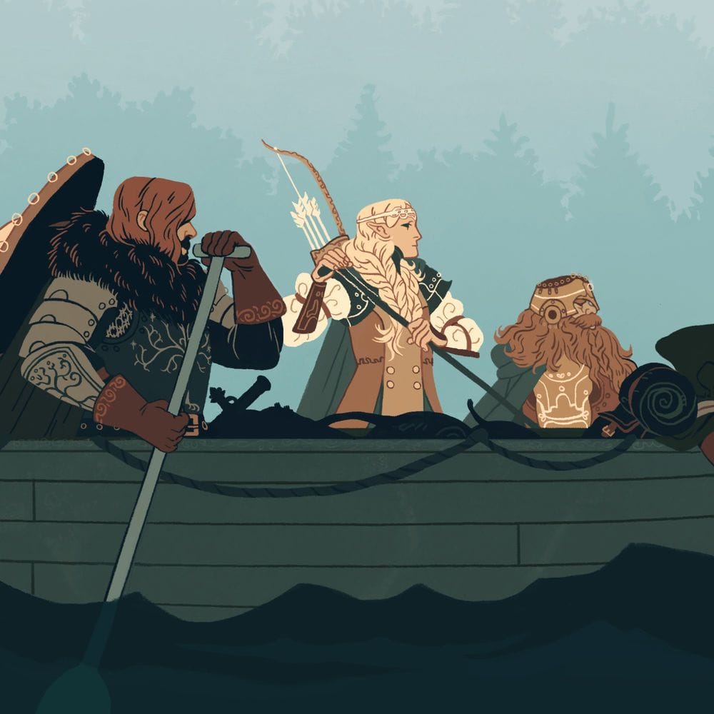 Artwork Title: The Fellowship of the Ring