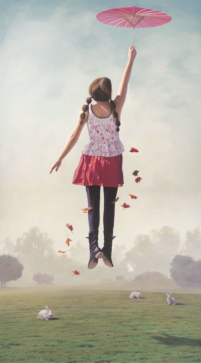 Artwork Title: The Girl Who Circumnavigated the World in a Dream of Her Own Making  72 x 40 -