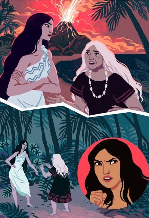 Artwork Title: Fire and Water Page 1
