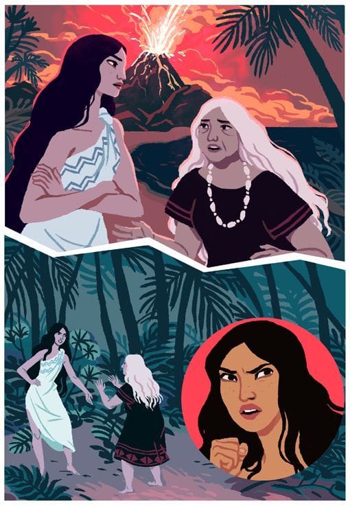 Artwork Title: Fire and Water Page 1