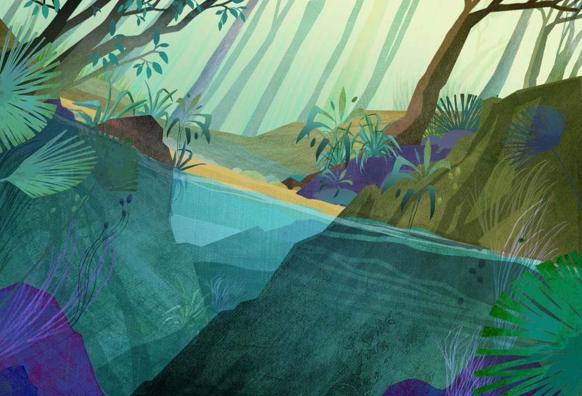 Artwork Title: Sans le Crocodile