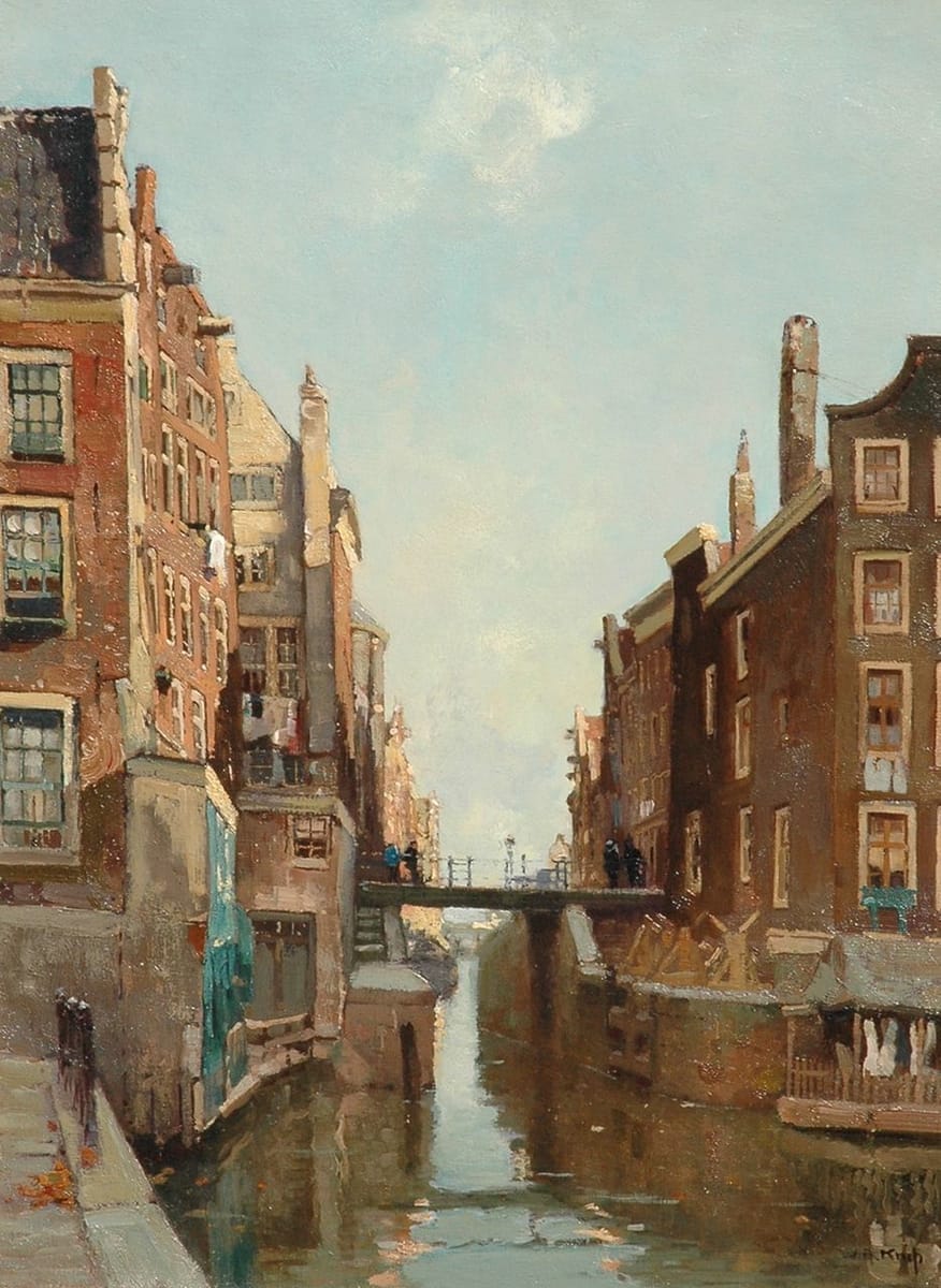 Artwork Title: Het Kolkje in Amsterdam