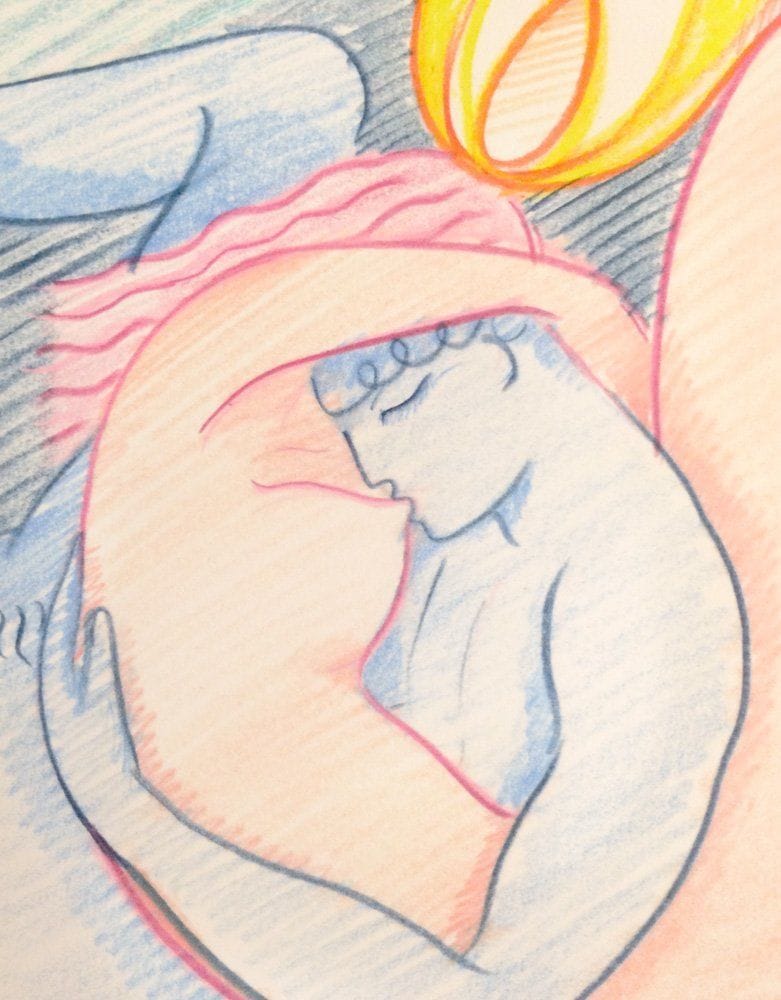 Artwork Title: Lover's Breast Under Golden Flame