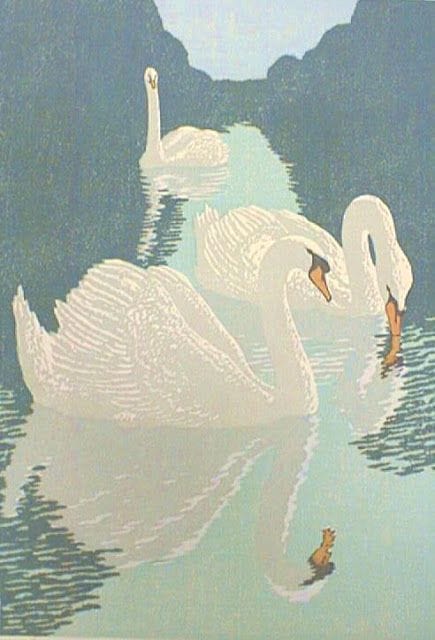 Artwork Title: Schwäne (Swans)