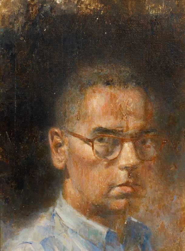 Artwork Title: Self Portrait with Glasses