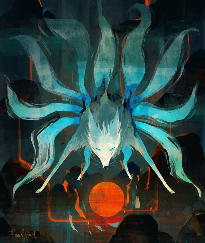 Artwork Title: Nine Tailed Fox