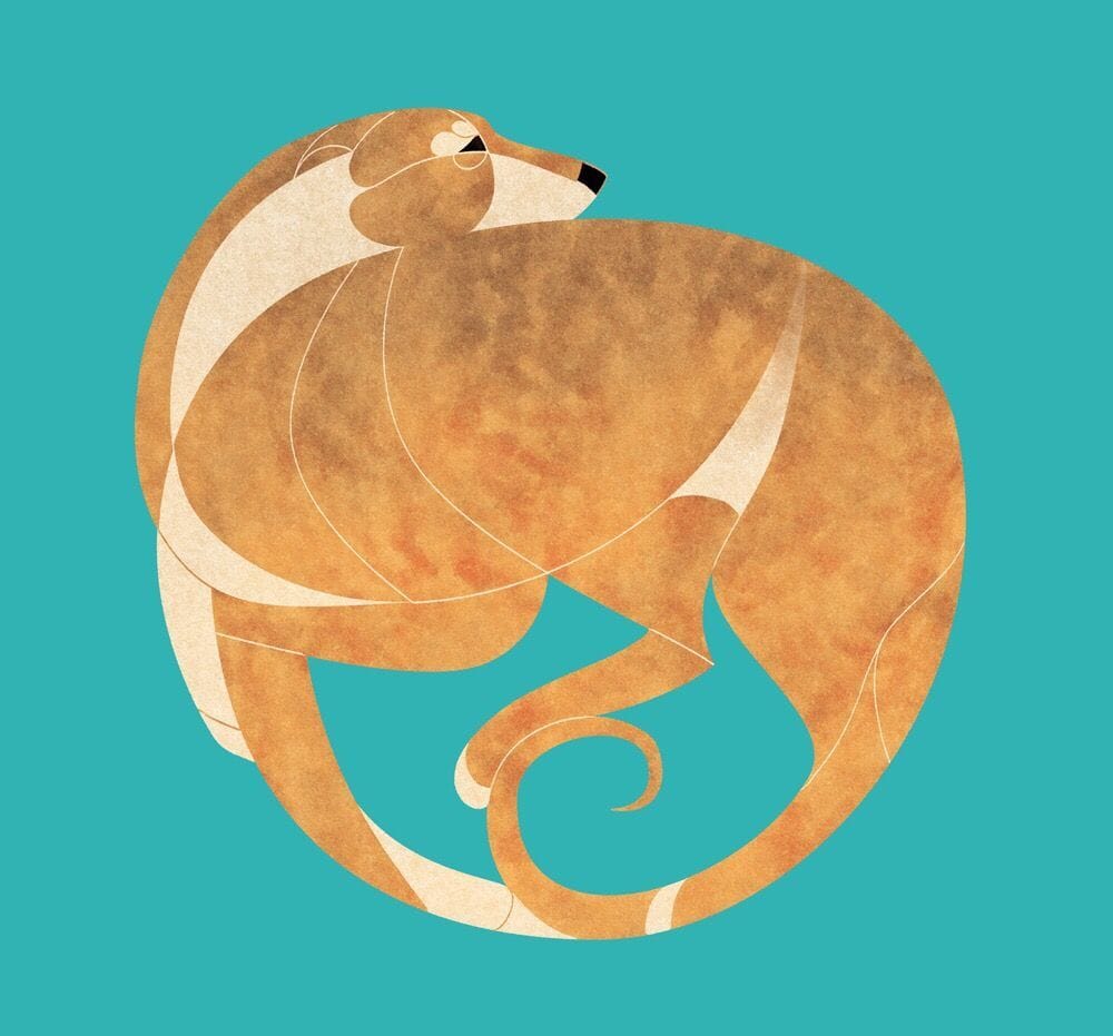 Artwork Title: Year of the Dog: Greyhound