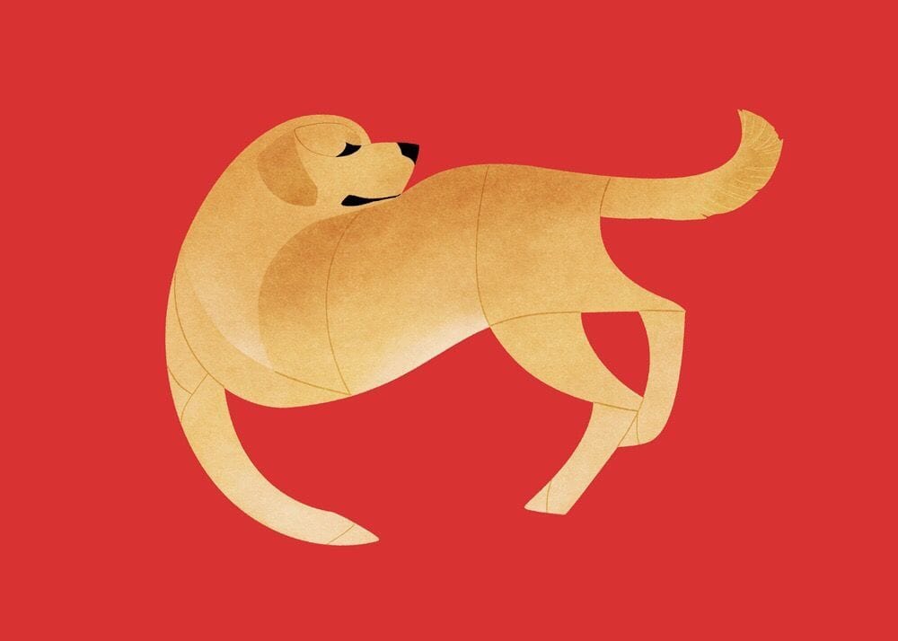 Artwork Title: Year of the Dog: Labrador Retriever