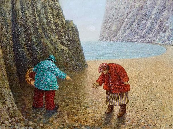 Artwork Title: Pebble Pointing Practice
