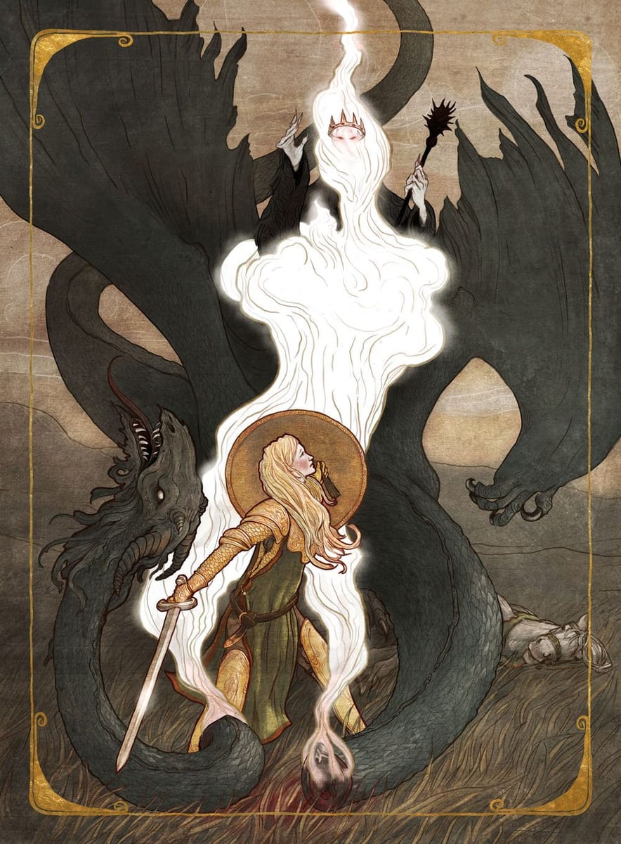 Artwork Title: Eowyn and the Nazgul