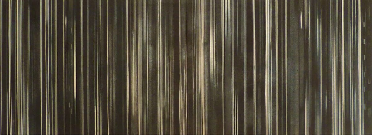 Artwork Title: The wonders and imperfections of space time compression: The question of time Oil, acrylic, spray pa