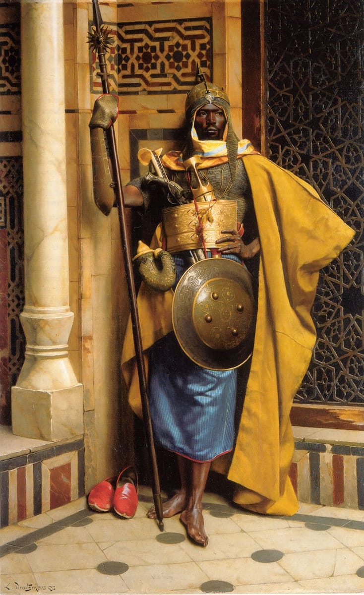 Artwork Title: The Nubian Palace Guard