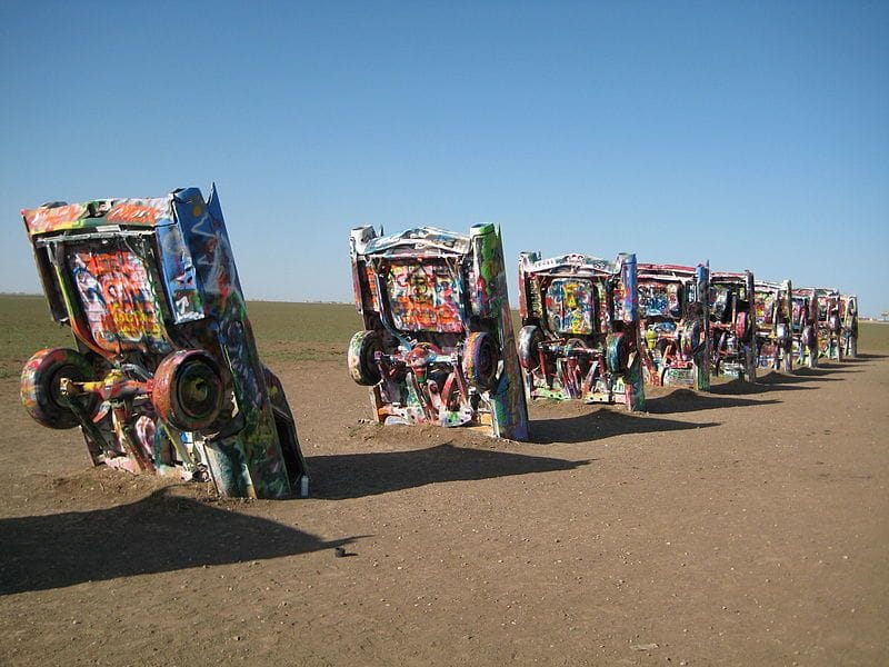 Artwork Title: Cadillac Ranch