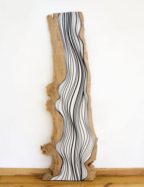 Artwork Title: Black and White Plank #4