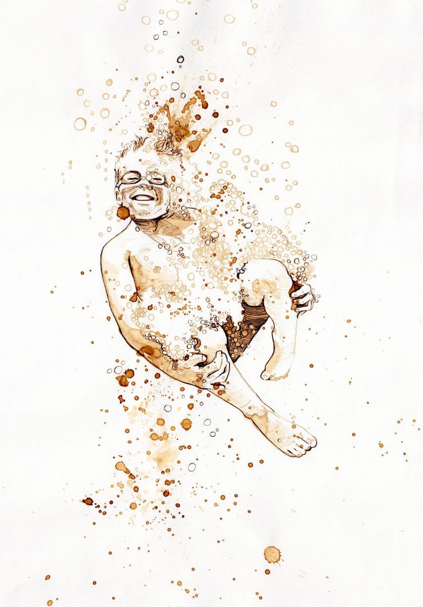 Artwork Title: The First Sip Of Coffee